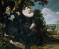 アイザック・マッサ・エン・ベアトリクス・ファン・デル・レンの結婚の肖像 オランダ黄金時代 フランス・ハルス